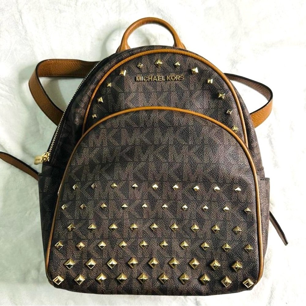 MK Dark Brown Bookbag Backpack – Travel / Work / Everyday